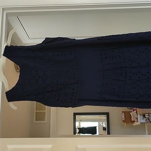 Navy cocktail dress